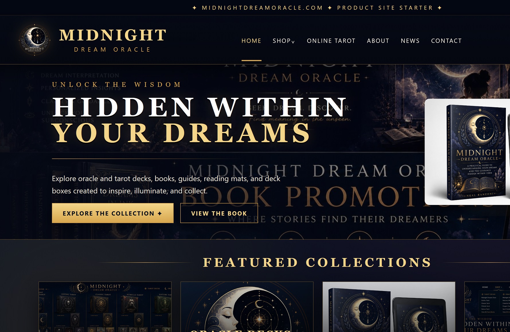 Homepage preview